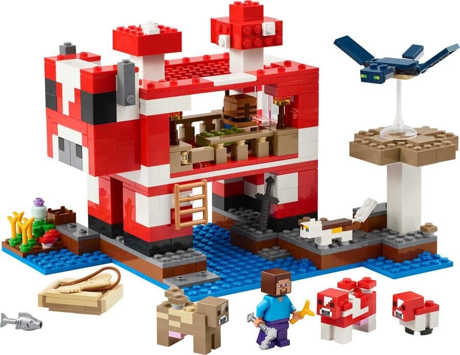 Lego 21270  Minecraft Mooshroom Evi
