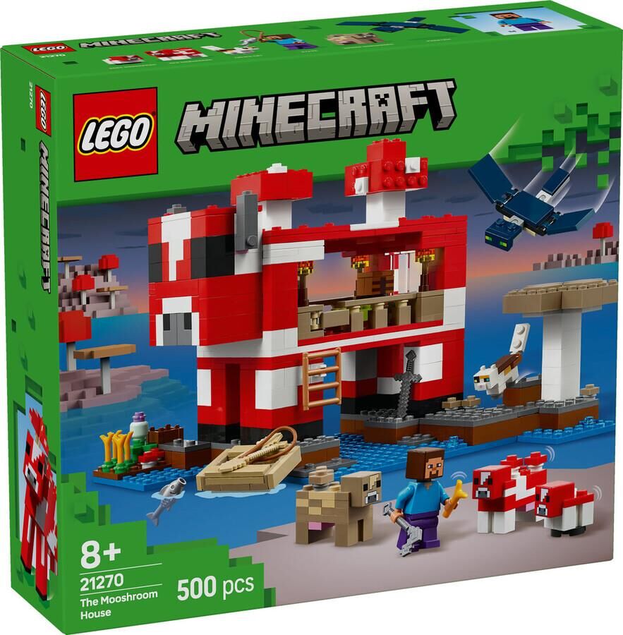 Lego 21270  Minecraft Mooshroom Evi