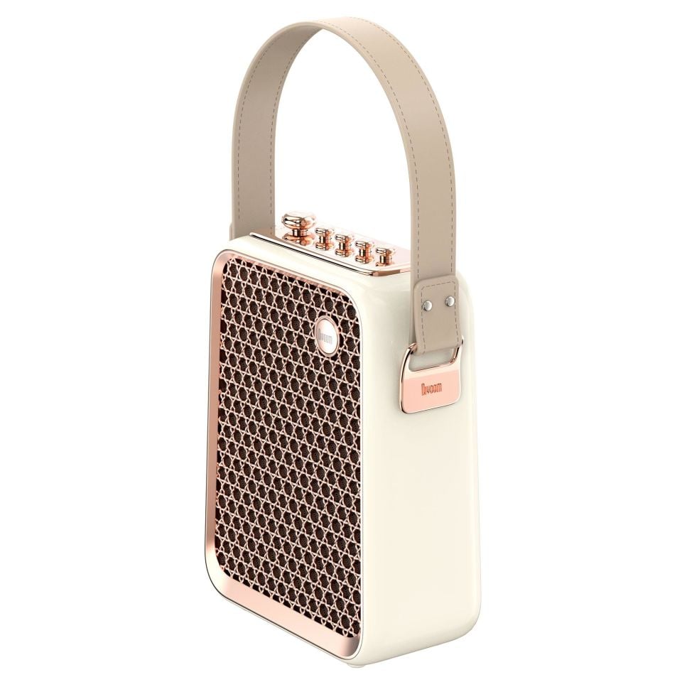 Divoom SongBird-HQ Beyaz Çift Mikrofonlu Bluetooth Hoparlör Beyaz