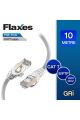 Flaxes FNK-710G 10 M. Cat 7 Patch Kablosu Gri