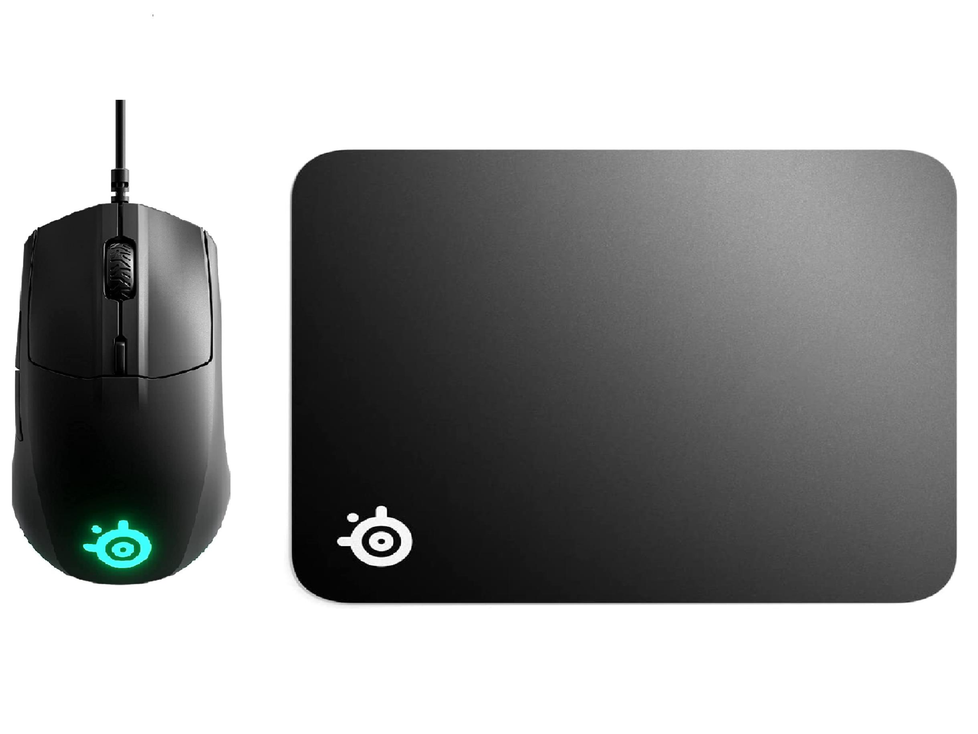 SteelSeries Rival 3 Kablolu RGB Oyuncu Mouse + QcK Medium Oyuncu Mouse Pad