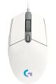 Logitech G102 Beyaz Lightsync Gaming Mouse + Oem Gaming Mouse Pad 40x30cm