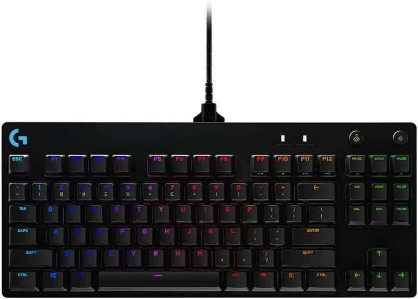 Logitech G Pro Kablolu Mekanik Rgb Ingilizce Oyuncu Klavyesi - Siyah