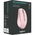 Logitech MX Anywhere 3 Kompakt Kablosuz Performans Mouse - Pembe