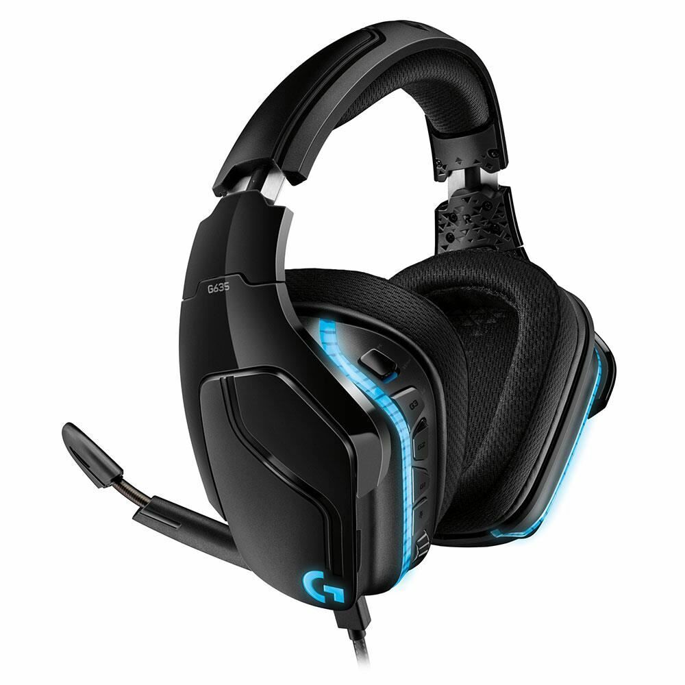 Logitech G635 Lighsync RGB 7.1 Surround Oyuncu Kulaklığı 981-000750