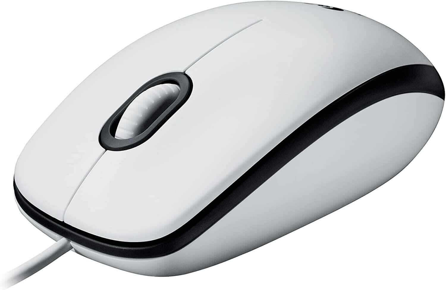 Logitech M100 Kablolu Optik Mouse-Beyaz