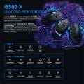 Logitech G502 X Kablolu Hero 25K Sensörlü Rgb Aydınlatmalı Oyuncu Mouse - Beyaz