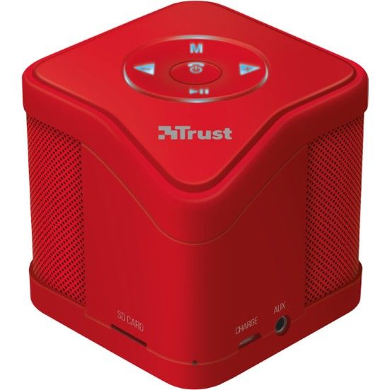 Trust 21703 Muzo Bluetooth Kablosuz Hoparlör Kırmızı