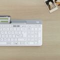 Logitech K580 Ultra Ince Çoklu Cihaz Özellikli Türkçe Bluetooth Klavye - Beyaz