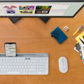 Logitech K580 Ultra Ince Çoklu Cihaz Özellikli Türkçe Bluetooth Klavye - Beyaz