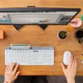 Logitech K580 Ultra Ince Çoklu Cihaz Özellikli Türkçe Bluetooth Klavye - Beyaz