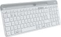 Logitech K580 Ultra Ince Çoklu Cihaz Özellikli Türkçe Bluetooth Klavye - Beyaz