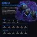 Logitech G G502 X Plus Kablosuz Hero 25K Sensörlü Rgb Aydınlatmalı Oyuncu Mouse - Siyah