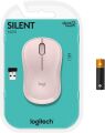 Logitech M220 Silent (Sessiz) Kablosuz Mouse - Pembe