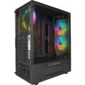 Rampage Fusıon 650W 80+ Bronze Temperli Camlı 4*Rainbow Fanlı Gaming Oyuncu Kasası