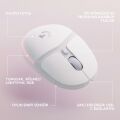 Logitech G Aurora G715 Lıghtspeed Kablosuz Tactile Ingilizce Q Oyuncu Klavyesi - Beyaz +  G Aurora G705 Lıghtspeed Kablosuz Oyuncu Mouse - Beyaz