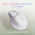 Logitech G Aurora G715 Lıghtspeed Kablosuz Tactile Ingilizce Q Oyuncu Klavyesi - Beyaz +  G Aurora G705 Lıghtspeed Kablosuz Oyuncu Mouse - Beyaz