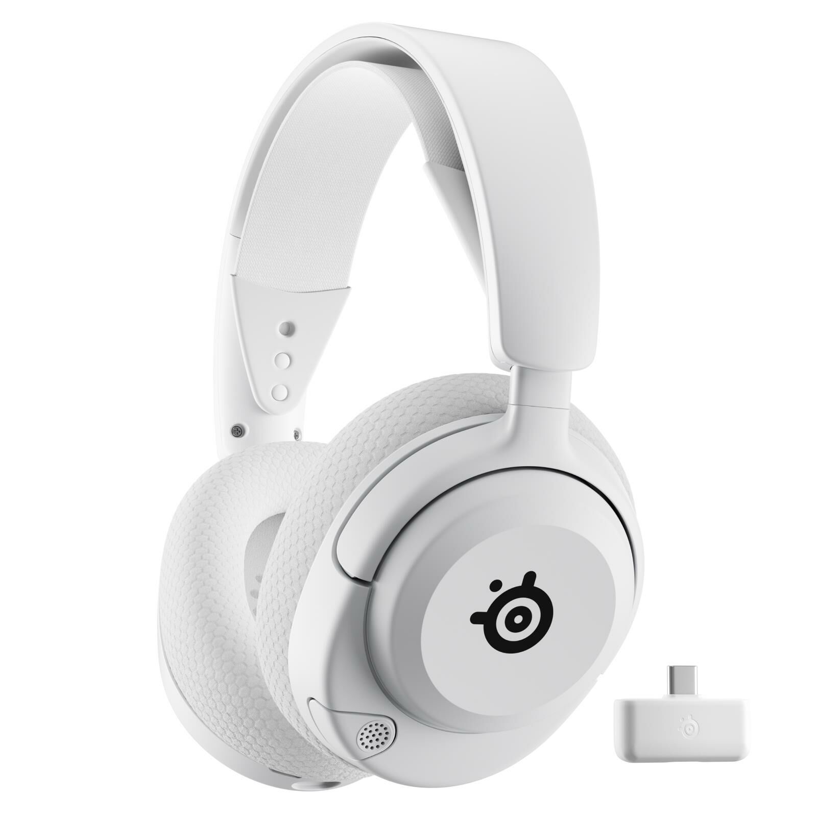 SteelSeries Arctis Nova 5P Wireless ve Bluetooth PS ve PC Kablosuz Oyuncu Kulaklığı - Beyaz