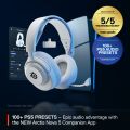 SteelSeries Arctis Nova 5P Wireless ve Bluetooth PS ve PC Kablosuz Oyuncu Kulaklığı - Beyaz
