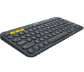 Logitech K380 Bluetooth Multimedya Türkçe Q Klavye - Gri