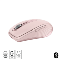 Logitech MX Anywhere 3S Kompakt 8000 DPI Optik Sensörlü Sessiz Bluetooth Kablosuz Mouse - Pembe