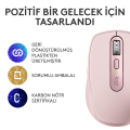 Logitech MX Anywhere 3S Kompakt 8000 DPI Optik Sensörlü Sessiz Bluetooth Kablosuz Mouse - Pembe