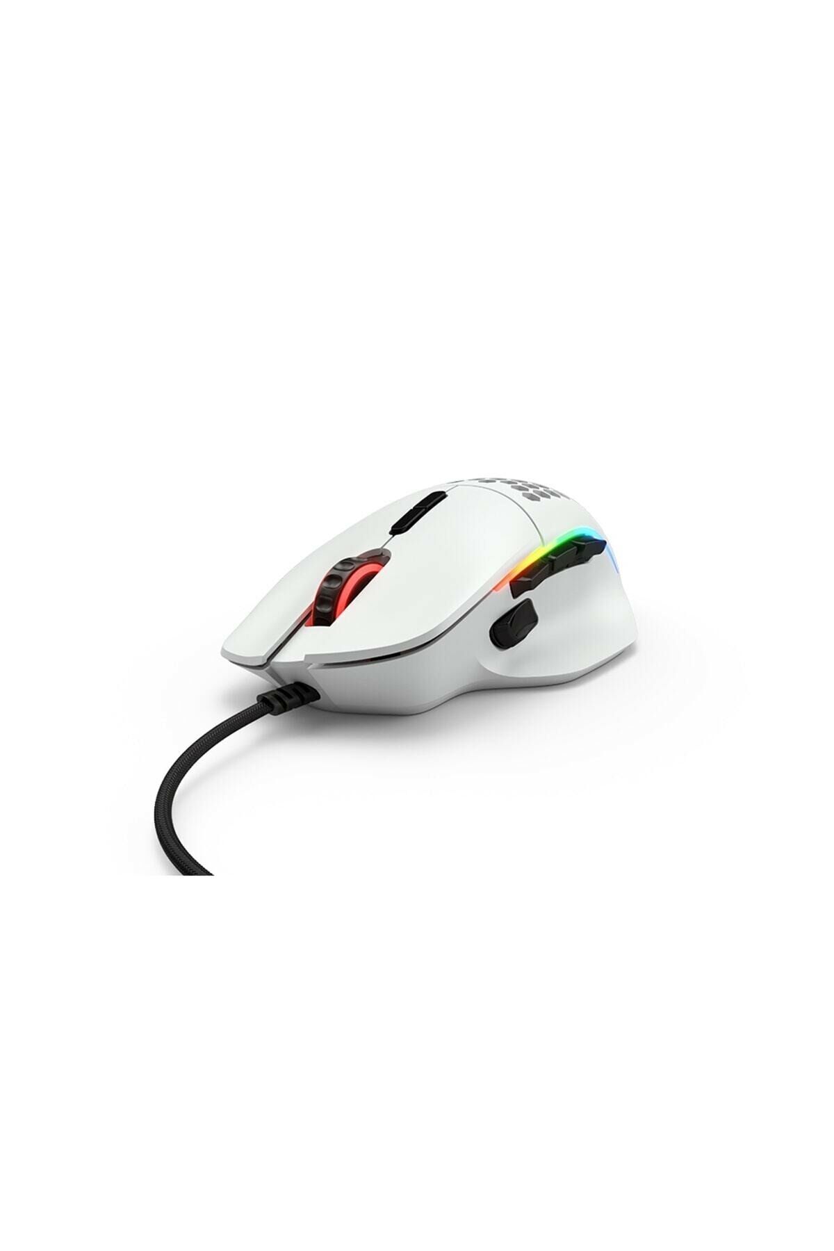 Glorious Model I Kablolu RGB Oyuncu Mouse - Mat Beyaz