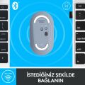 Logitech M350 Pebble İnce Kablosuz Bluetooth Mouse Mavi - Gri 910-005719