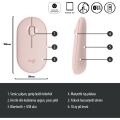 Logitech M350 Pebble İnce Kablosuz Bluetooth Mouse - Pembe 910-005717