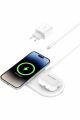 Belkin BoostCharge Pro 2'si 1 Uyumlu arada MageSafe Kablosuz Şarj İstasyonu WIZ021vfWH