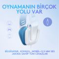 Logitech G335 Kablolu Kulak Üstü Oyuncu Kulaklığı Beyaz 981-001018
