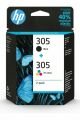 HP 6ZD17AE 2-Pac TriColor/Siyah Mürekkep Kartuş (305)