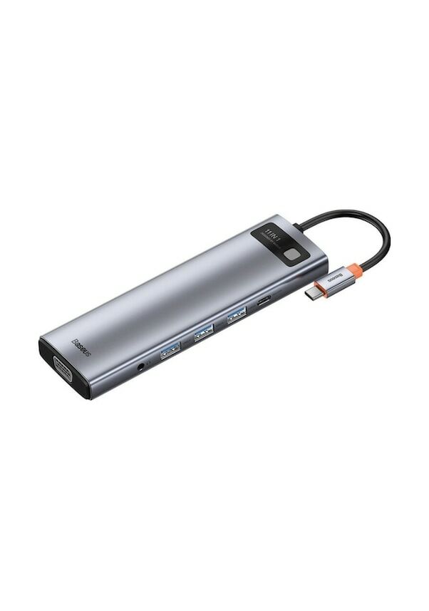 Baseus Gleam Series 11 in 1 Type-C Hub Çevirici Dönüştürücü CAHUB-CT0G