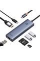 Baseus Ultrajoy 7in1 Type-C Hub  (Type-C to 1xHDMI4K@30Hz + 2xUSB 3.0 + 1xPD +RJ45 + SD/TF3.0)