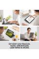 Logitech Folio Touch iPad Air 4. ve 5. Nesil ile Uyumlu Aydınlatmalı Klavyeli Kılıf - İngilizce
