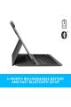 Logitech Slim Folio Pro iPad Pro 11 inç 1. 2. 3. 4. Nesil Uyumlu Aydınlatmalı Klavyeli Kılıf -İngilizce