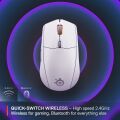 SteelSeries Rival 3 Wireless Gen 2 Gaming Mouse - 2.4GHz ve Bluetooth Bağlantı - Beyaz