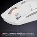 SteelSeries Rival 3 Wireless Gen 2 Gaming Mouse - 2.4GHz ve Bluetooth Bağlantı - Beyaz