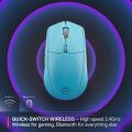 SteelSeries Rival 3 Wireless Gen 2 Gaming Mouse - 2.4GHz ve Bluetooth Bağlantı - Mavi
