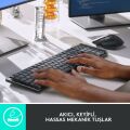 Logitech MX Mechanical Kablosuz Aydınlatmalı İngilizce Q Mekanik Performans Klavyesi - Siyah