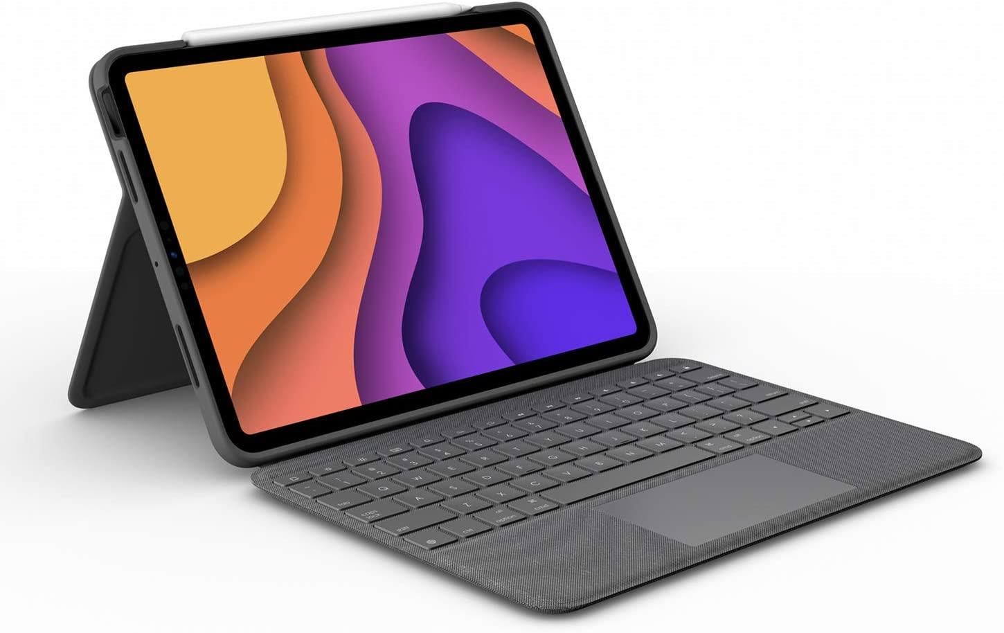 Logitech Slim Folio Touch iPad Air 10.9 4&5. Nesil Klavyeli Kılıf