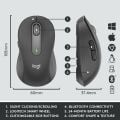 Logitech Signature MK650 Multi-Device Bolt Alıcılı Bluetooth Kablosuz Klavye ve Mouse Seti Türkçe Q - Siyah