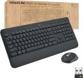 Logitech Signature MK650 Multi-Device Bolt Alıcılı Bluetooth Kablosuz Klavye ve Mouse Seti Türkçe Q - Siyah