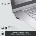Logitech Signature MK650 Multi-Device Bolt Alıcılı Bluetooth Kablosuz Klavye ve Mouse Seti Türkçe Q - Siyah