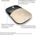 HP X7Q43AA Z3700 Kablosuz Mouse - Gold