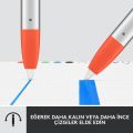 Logitech Combo Touch 10.2'' iPad 7. 8. ve 9. Nesil ile Uyumlu Klavyeli Tablet Kılıfı ve Crayon iPad Uyumlu Dijital Kalem, Açık Gri