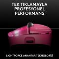Logitech G PRO X SUPERLIGHT 2 DEX LIGHTSPEED HERO 2 32K DPI Sensör PC/Mac için Kablosuz Oyun Mouse - Pembe