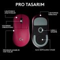 Logitech G PRO X SUPERLIGHT 2 DEX LIGHTSPEED HERO 2 32K DPI Sensör PC/Mac için Kablosuz Oyun Mouse - Pembe