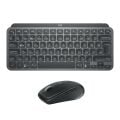 Logitech MX Keys Mini Minimalist Kablosuz Aydınlatmalı Klavye ve MX Anywhere 3 Kompakt Performans Mouse Seti, Siyah
