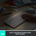 Logitech MX Keys Mini Minimalist Kablosuz Aydınlatmalı Klavye ve MX Anywhere 3 Kompakt Performans Mouse Seti, Siyah